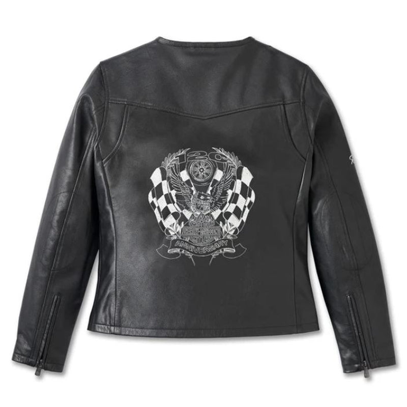 Harley-Davidson Café Racer Lederjacke - 120th Anniversary Special Edition - Damen