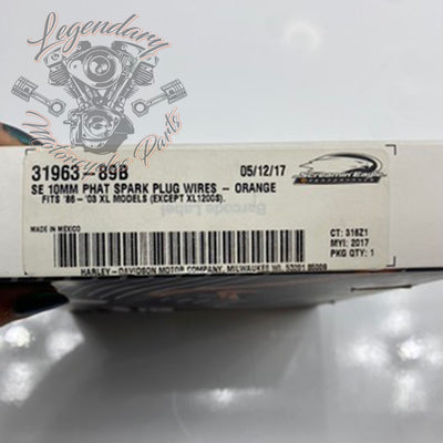 Screamin' Eagle Spark Plug Wires OEM 31963-89B