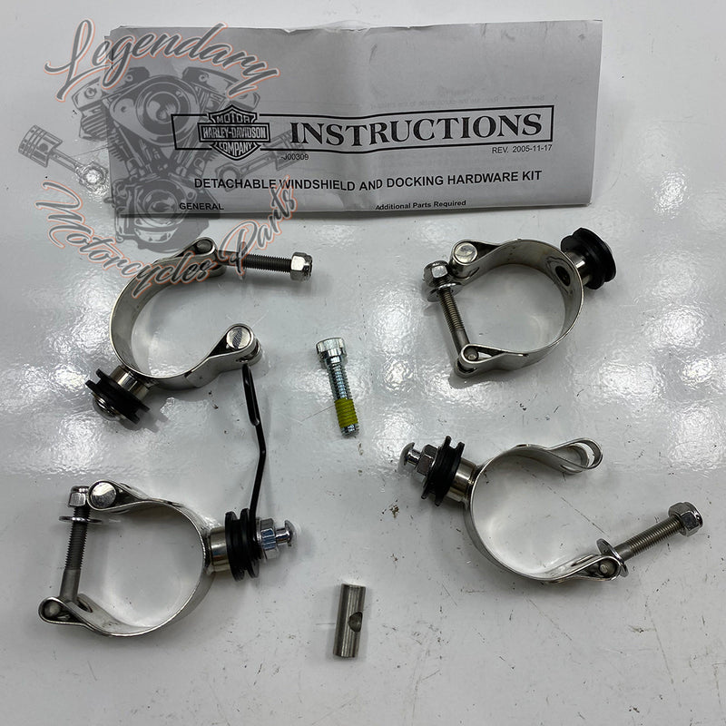 Kit de fixation de pare-brise H-D Detachables OEM 58164-96A