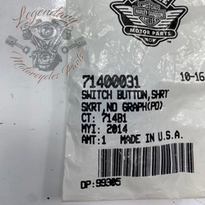 Bouton d'interrupteur de fairing intérieur OEM 71400031