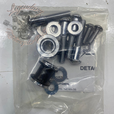 Kit de tornillos de anclaje desmontable para sissy bar OEM 54249-09