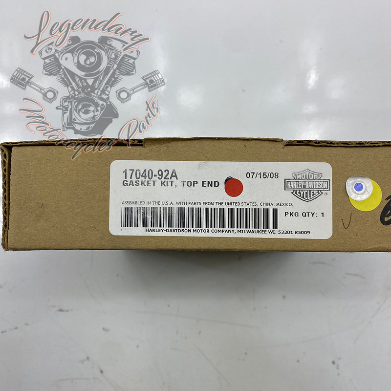 Top engine gasket kit OEM 17040-92A