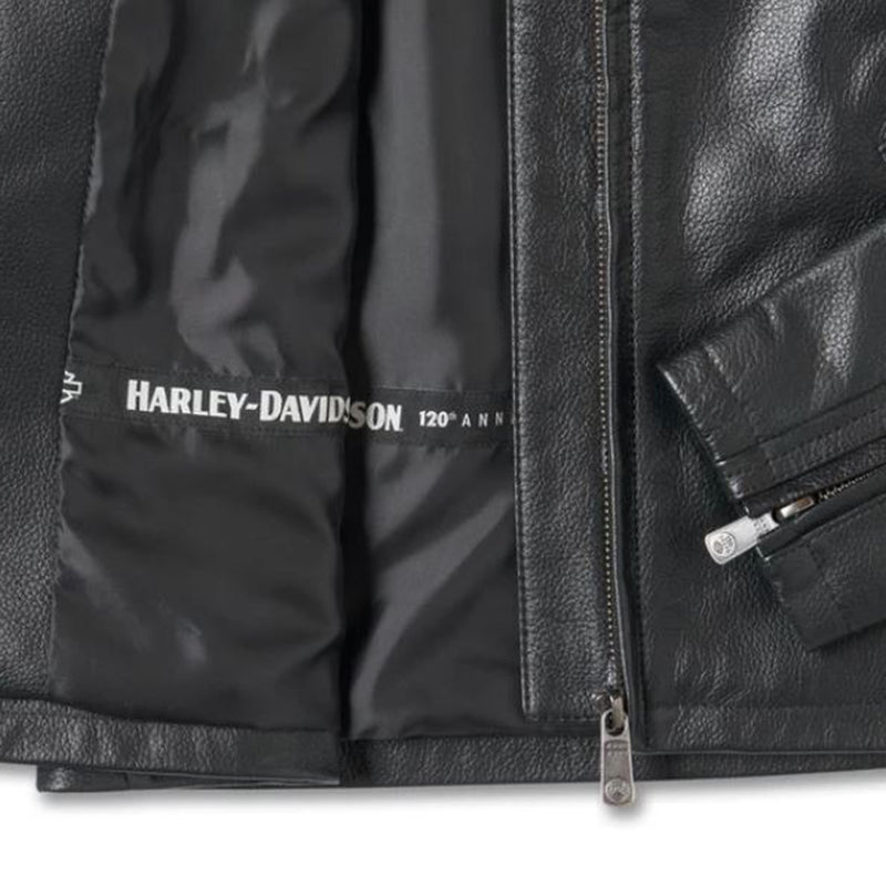 Veste en cuir Café Racer Harley-Davidson - Édition spéciale 120e anniversaire - Femme