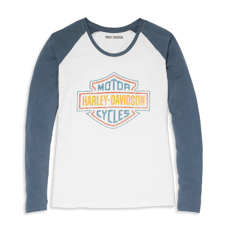 Baseball-Raglan-T-Shirt - Damen