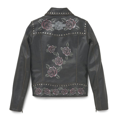 Veste en cuir Rose Hill - Femme