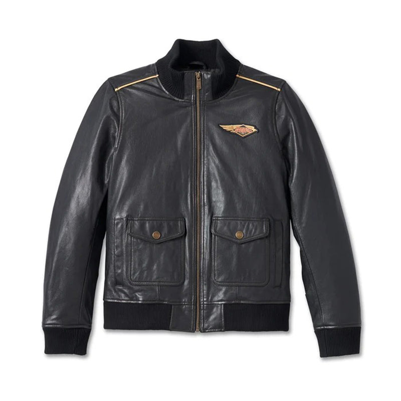 Veste en Cuir Aviateur 120ème Anniversaire Edition Limitée - Femme