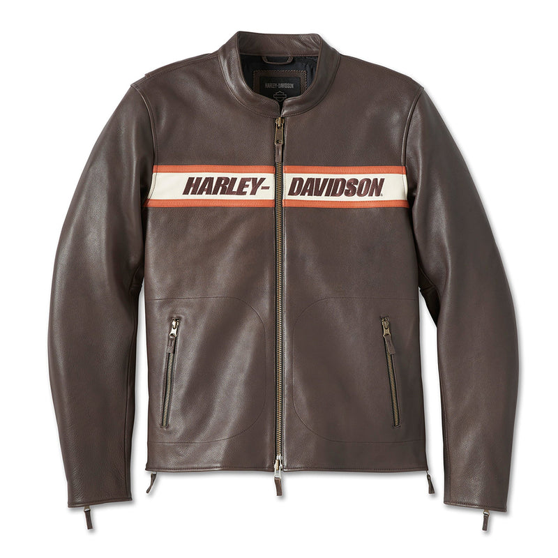 Victory Lane II Lederjacke - Herren