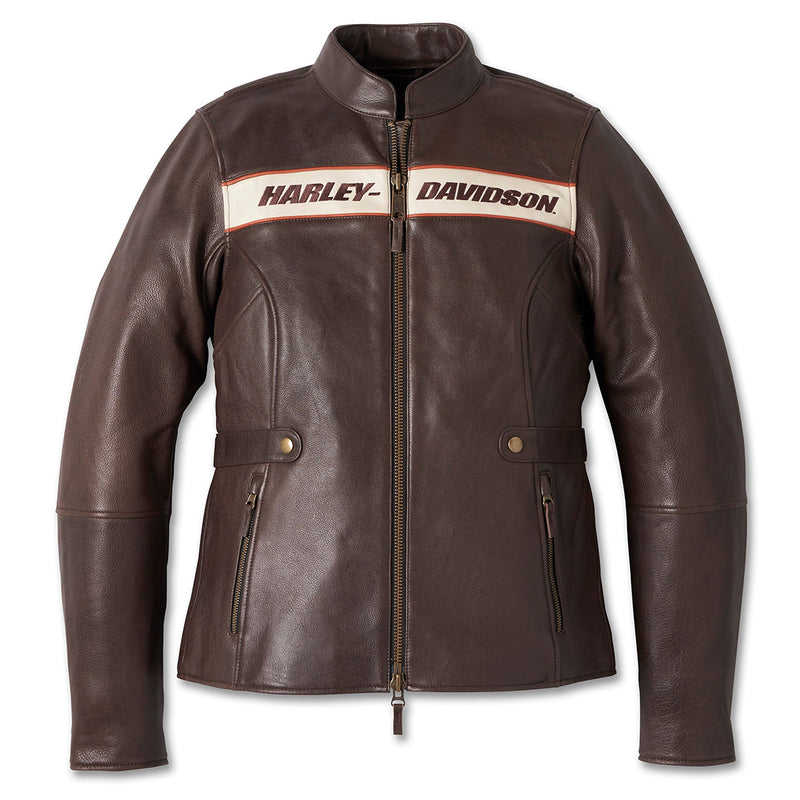 Victory Lane Leather Jacket - Women&