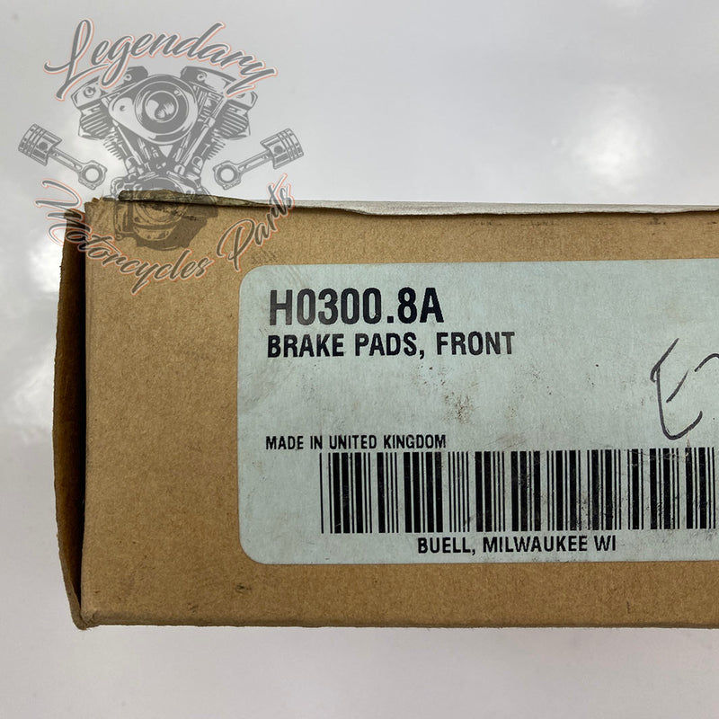 Pastilhas de freio dianteiras OEM H0300.8A