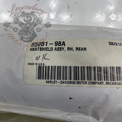 Rear Collector Heat Shield OEM 65951-98A