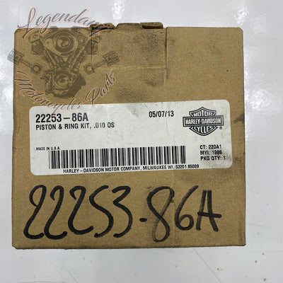 Kit de pistón y segmentos OEM 22253-86A