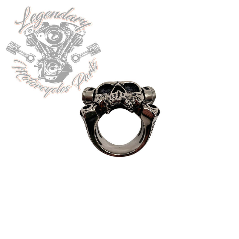 Skull Piston Harley Davidson Steel Ring Réf STR002