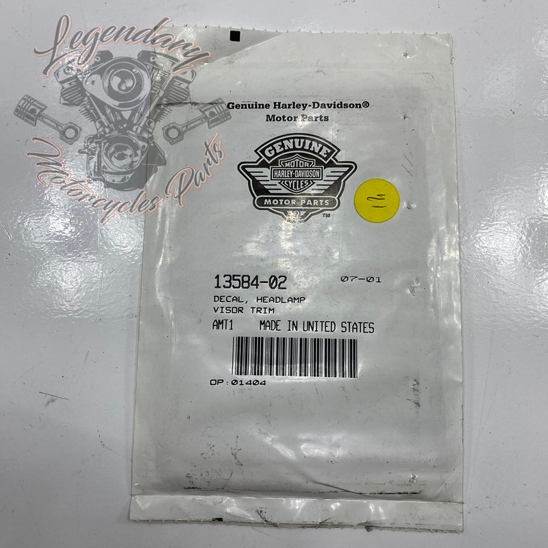 Koplampvizier sticker OEM 13584-02