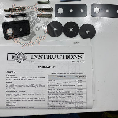 Kit d'installation de Tour-Pak OEM 90067-06