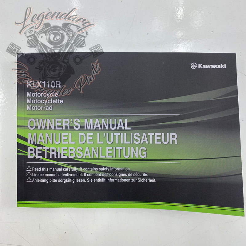 Manual de usuario Kawasaki KLX110R