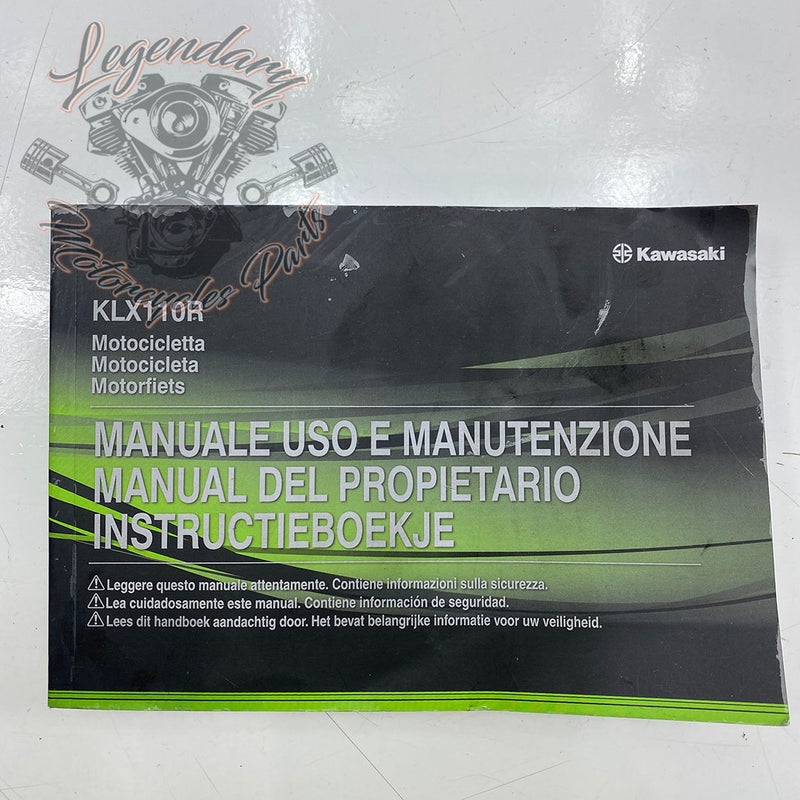 Manual de usuario Kawasaki KLX110R