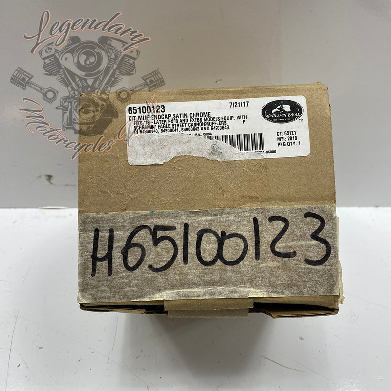 Screamin Eagle Muffler End Cap OEM 65100123