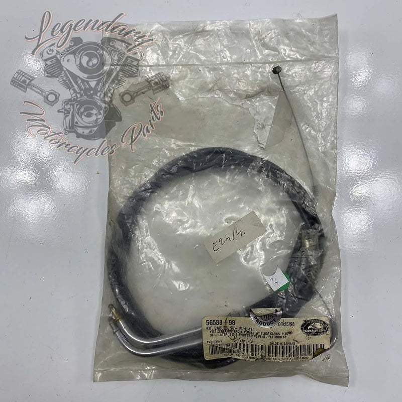 Return throttle cables. OEM 56588-98