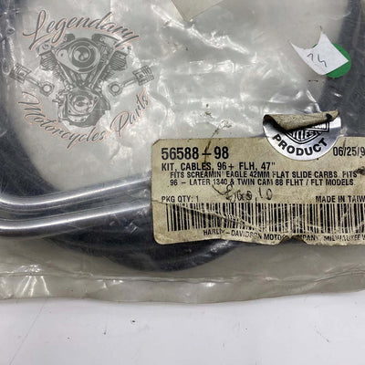 Return throttle cables. OEM 56588-98
