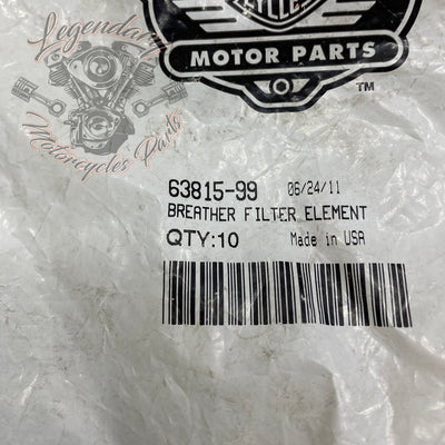 Kit élément filtrant de filtre de reniflard OEM 63815-99