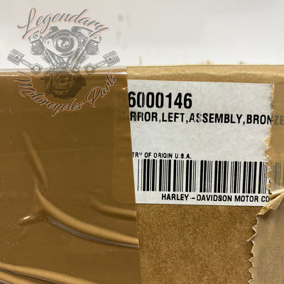 Espelho retrovisor esquerdo bronze OEM 56000146