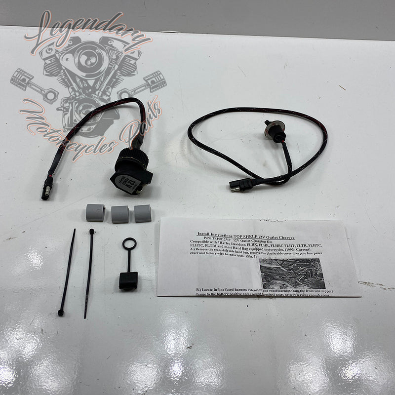 12V accessory socket and its mounting kit OEM TS10012VP