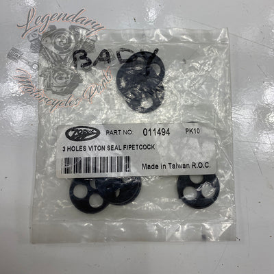 Dichtungsring Viton mit 3 Löchern für Benzinhahn Réf. 011494