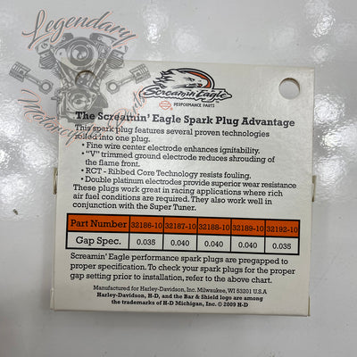 Bougies Screamin' Eagle OEM 32186-10