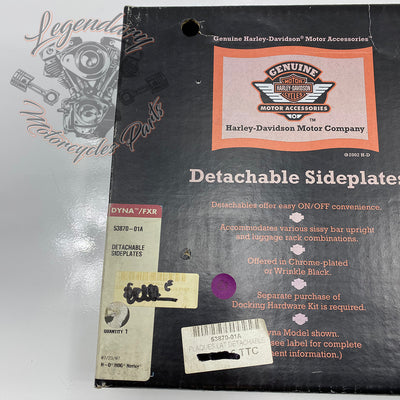 Plaques latérales de sissy bar HD Detachables OEM 53870-01A