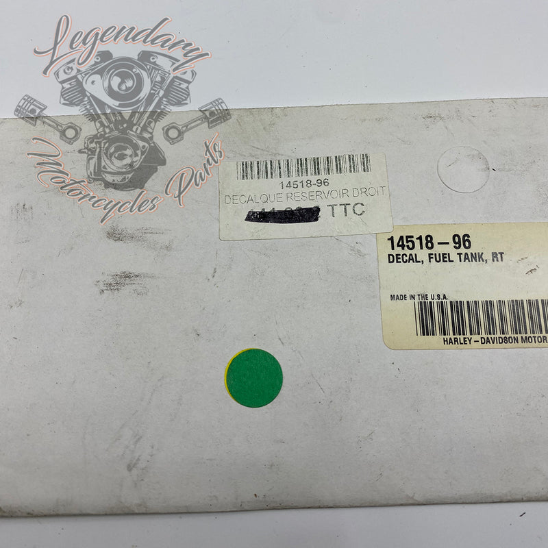 Tank sticker OEM 14518-96