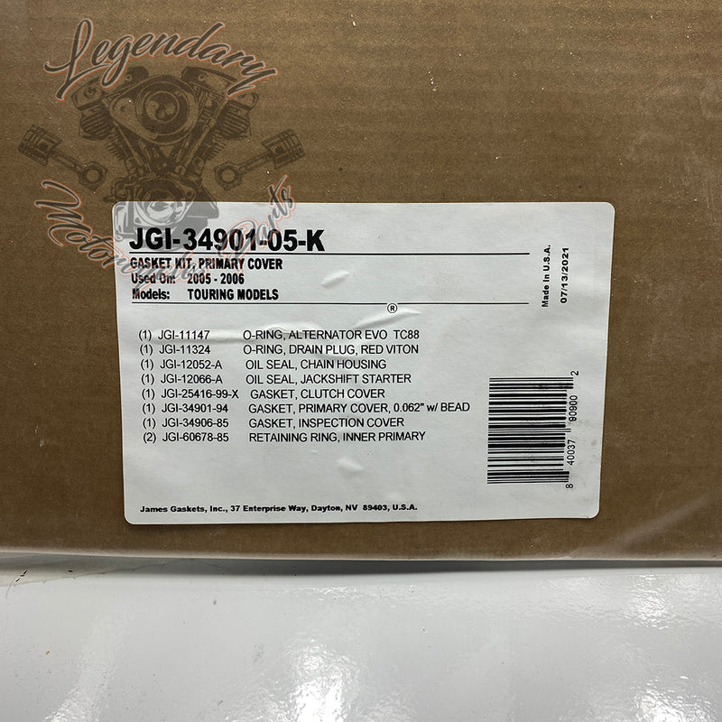 Primary case gaskets Réf. JGI-34901-05-K