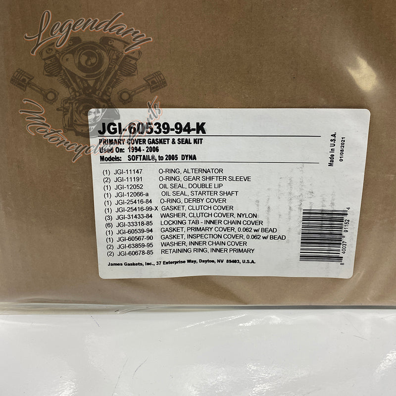 Primary case gaskets Réf. JGI-60539-94-K