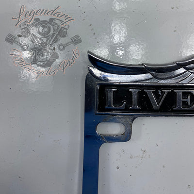 Live To Ride License Plate Holder Réf. 160179