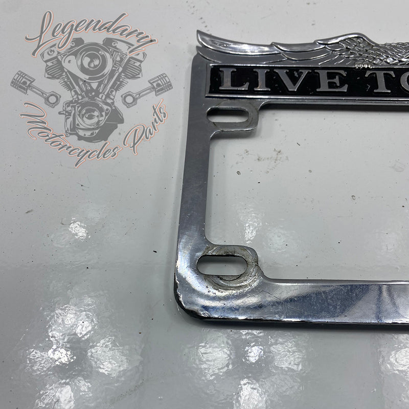 Live To Ride License Plate Holder Réf. 160179