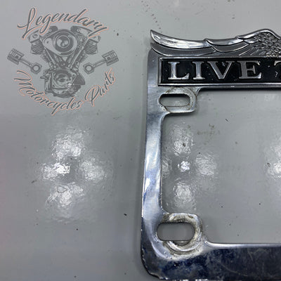 Live To Ride License Plate Holder Réf. 160179