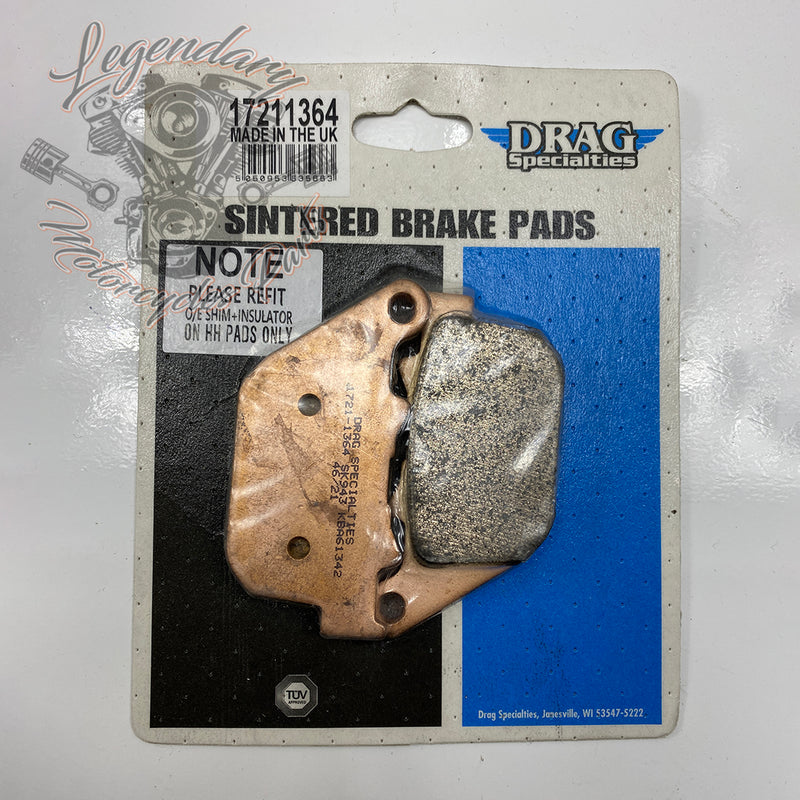 Rear Brake Pads Sintered Ref 17211364