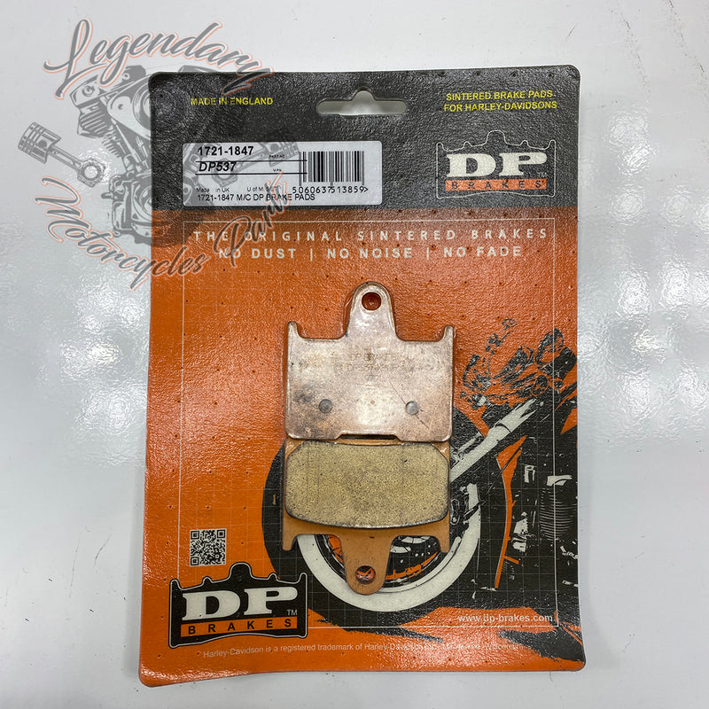 Rear brake pads Ref DP537