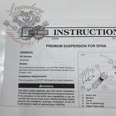 Amortyzatory Premium Ride Emulsion OEM 54000066