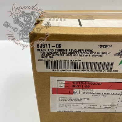 Embouts d'échappement Blunt Revolver OEM 80611-09