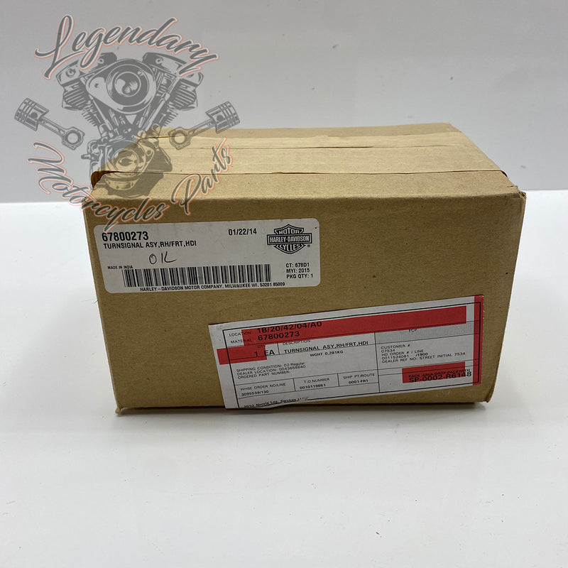 Intermitente delantero derecho OEM 67800273