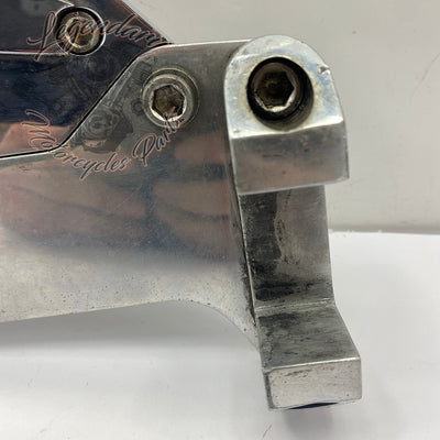 Rear brake bracket and caliper