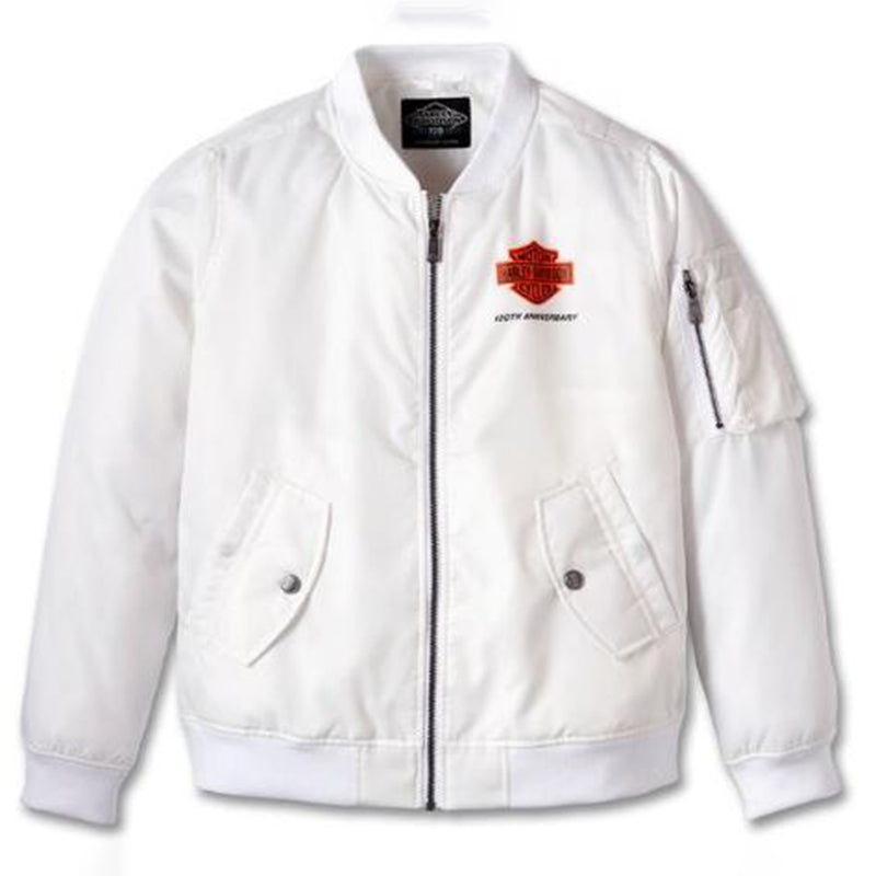 Classic Bomber Jacket - Bar & Shield - Women&